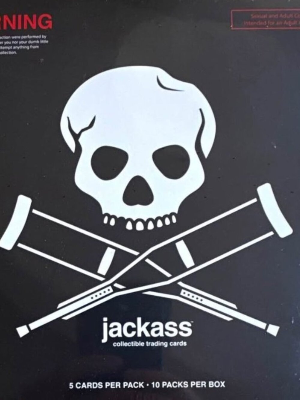 2022 Zerocool Jackass Trading Cards - SEALED HOBBY BOX - 1 OF 10,000 PRODUCED